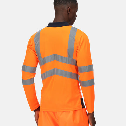 Pro hi-vis ls polo shirt