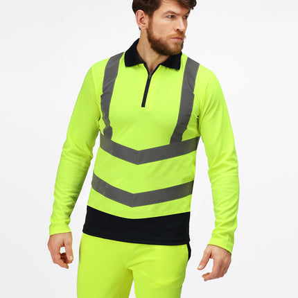 Pro hi-vis ls polo shirt