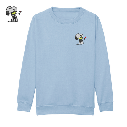 Snoopy / Woodstock Embroidery Design Sweatshirt | Hoodie