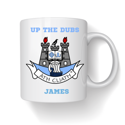 Personalised Up The Dubs Mug