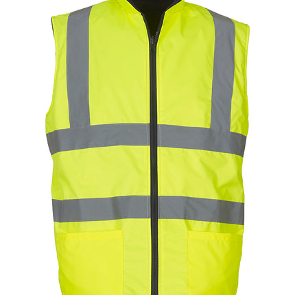 Hi-vis reversible fleece bodywarmer (HV008F)