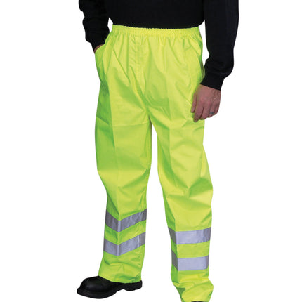 Hi-Vis Waterproof Overtrousers (HVS461)