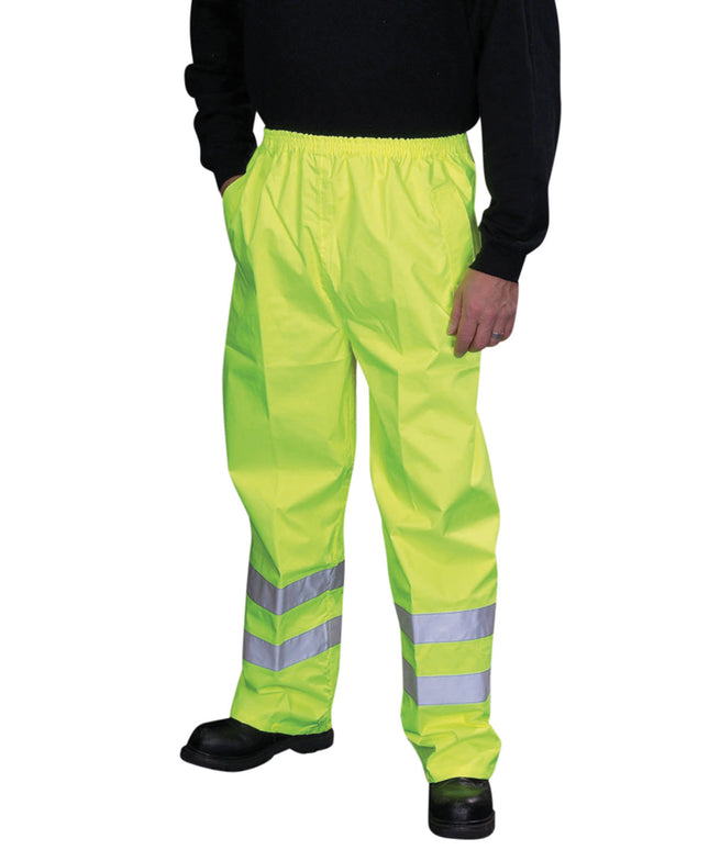 Hi-Vis Waterproof Overtrousers (HVS461)