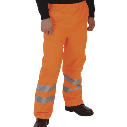 Hi-vis waterproof overtrousers (HVS462)