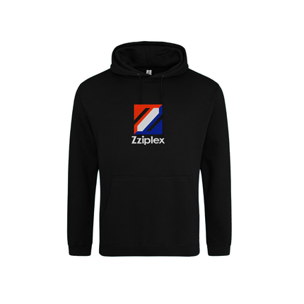 Iconic Zziplex Fishing Embroidery Detail Hoodie